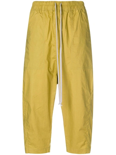 Rick Owens Drkshdw Drawstring Cropped Trousers