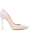 Casadei Leather Stiletto Pump In Pink