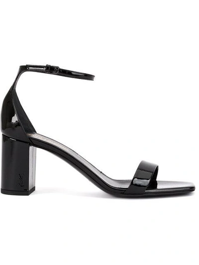 Saint Laurent Ankle Strap Sandals - Black