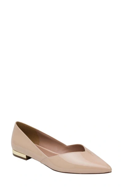 Linea Paolo Nasya Pointed Toe Flat In Blush