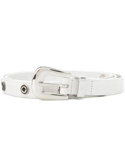 Htc Hollywood Trading Company Planta Belt In White