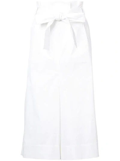 Kuho High Waisted Culottes In White