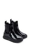 Greats Women's Hewes Pull On Chelsea Boots In Nero Patent Leather