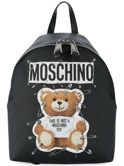 Moschino "teddy" Backpack Black Color