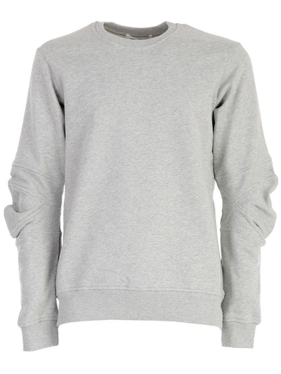 Comme Des Garçons Shirt Sweatshirt With Ergonomic Sleeves In Grigio