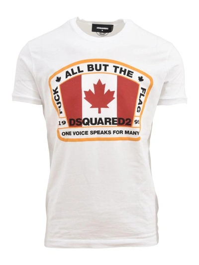 Dsquared2 Printedt-shirt White