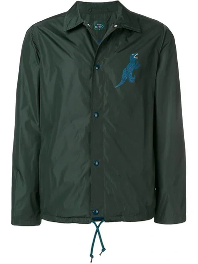 Ps By Paul Smith Dino Print Coach Jacket - Green