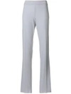 Emporio Armani High-waisted Tailored Trousers - Grey