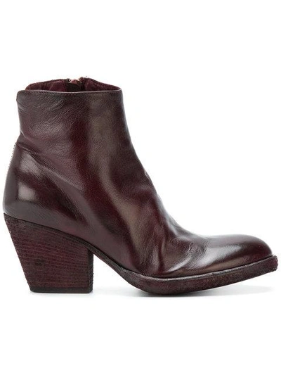 Officine Creative Jacqueline Boots In Red