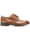 Officine Creative Anatomia Derby Shoes In Brown