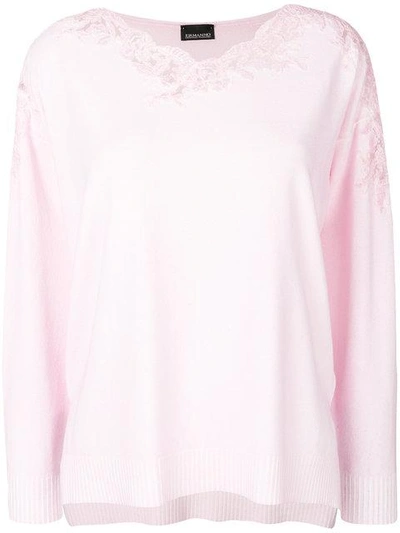 Ermanno Ermanno Maglia Sweater In Pink