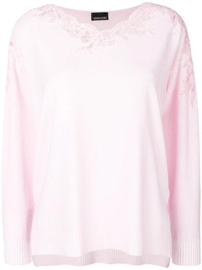 Ermanno Ermanno Maglia Jumper In Pink