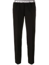Ermanno Ermanno Tapered Cropped Trousers - Black