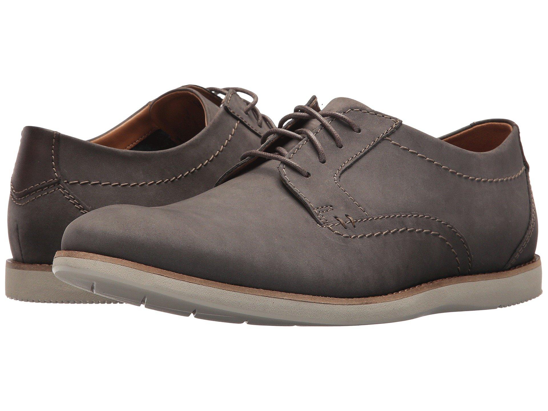 clarks grey nubuck