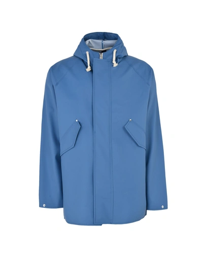 Elka Full-length Jacket In Slate Blue