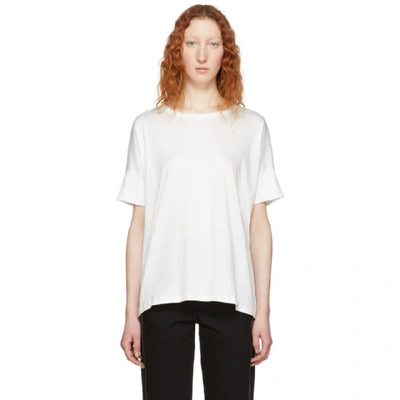 Lemaire Oversized T In 001 Chalk