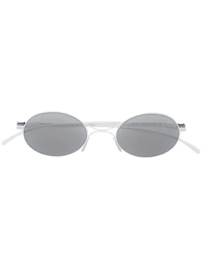 Maison Margiela White Mykita Edition Mmesse001 Sunglasses In E13 White