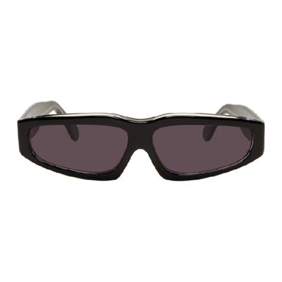 Marques' Almeida Marques Almeida Black Angular Frame Sunglasses