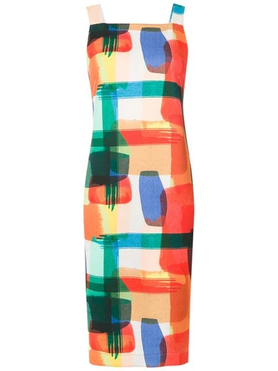 Mara Mac Printed Straight Dress - Multicolour