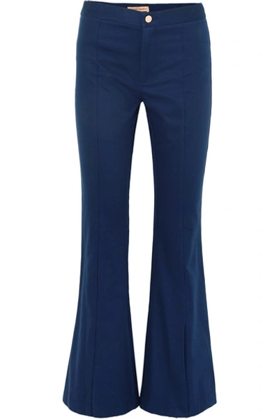 Maggie Marilyn She's Still A Dreamer Cotton Flared Pants In Navy