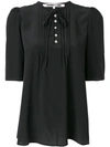 Mcq By Alexander Mcqueen Front Bow-tie Blouse