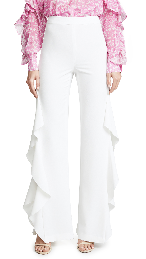 alice and olivia white pants