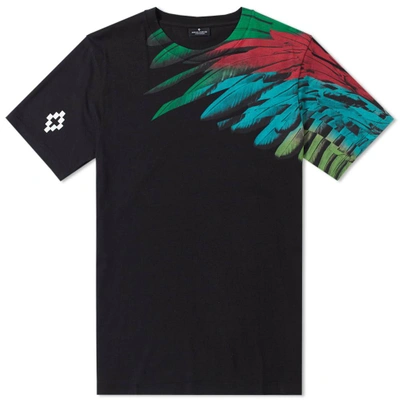 Marcelo Burlon County Of Milan Marcelo Burlon Jer Tee In Black