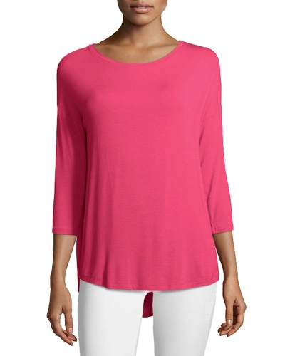 Majestic Soft Touch Boat-neck Top