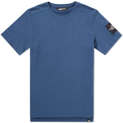 The North Face Fine 2 Tee In Blue