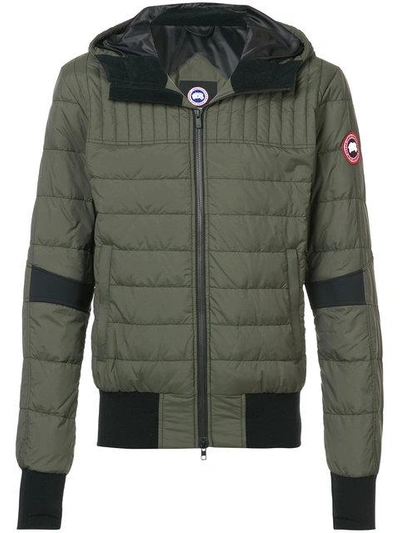 Canada Goose Padded Hooded Jackets - Green