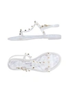 Philipp Plein Sandals In White