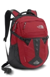 The North Face Recon Backpack - Red In Rage Red/ Asphalt Grey