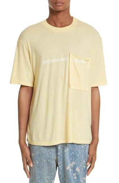 Drifter Ibidem Pocket T-shirt In Sunshine