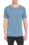 Alo Yoga The Triumph Crewneck T-shirt In Denim Triblend