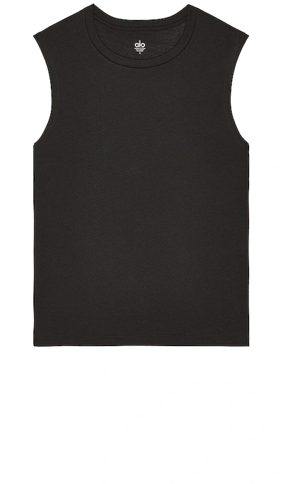 Alo Yoga The Triumph Sleeveless T-shirt In Black