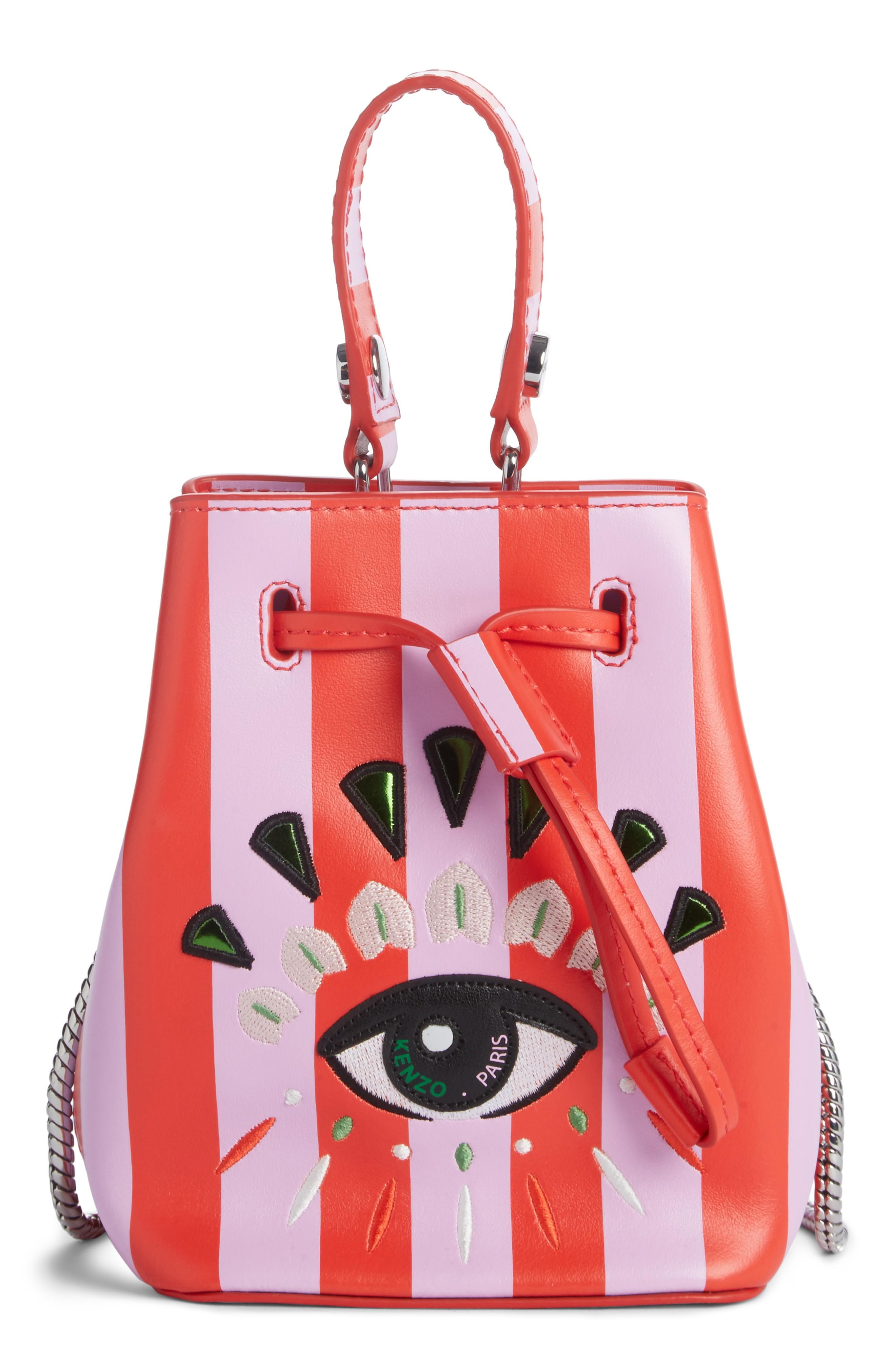 kenzo eye bucket bag