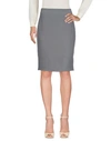 Armani Collezioni Knee Length Skirt In Grey