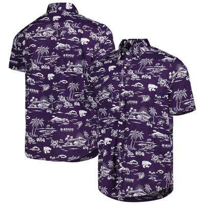 Reyn Spooner Purple Kansas State Wildcats Performance Button-down Shirt