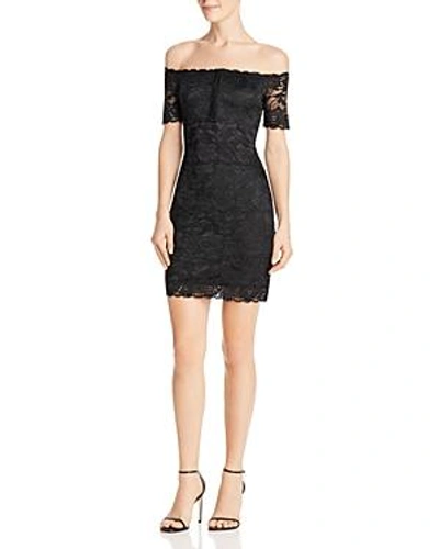 guess black off the shoulder dress GUESS Eco Katiya Off-the-Shoulder Dress Women