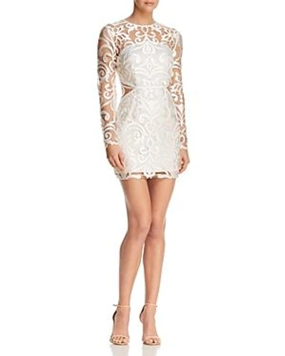 Finders Keepers Finders Alchemy Lace Mini Dress In Ivory