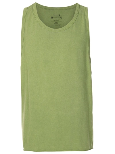 Osklen Sleeveless Cotton T-shirt In Green