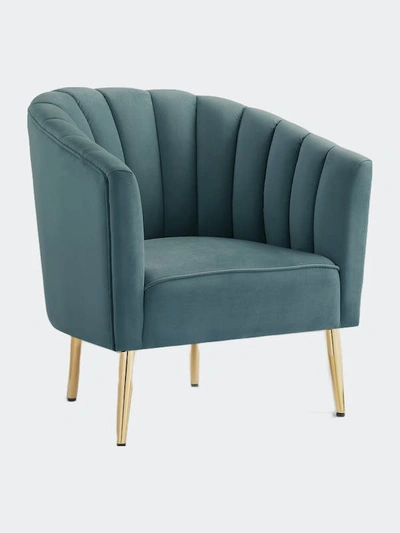 Nicole Miller Kody Accent Chair In Green