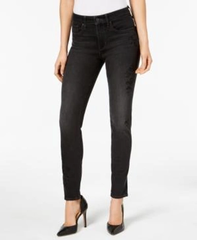 Levi's 721 High-rise Skinny Embroidered Jeans In Lucky Day