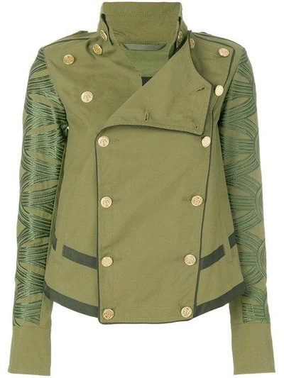 Mr & Mrs Italy Military Jacket In Green