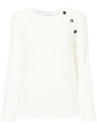 Closed Knit Button Detail Jumper