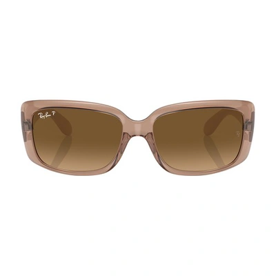 Ray Ban Rb4389 Sunglasses In Elfenbein