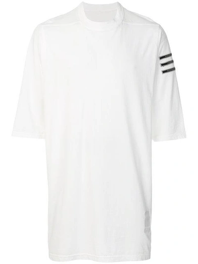 Rick Owens Drkshdw Jumbo White Cotton T-shirt