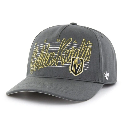47 ' Charcoal Vegas Golden Knights Marquee Hitch Snapback Hat