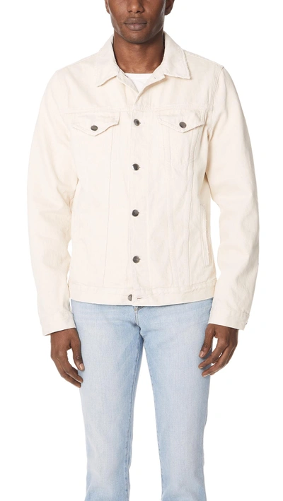 Frame L'homme Denim Jacket In Langston White
