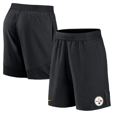 Nike Black Pittsburgh Steelers Stretch Woven Shorts
